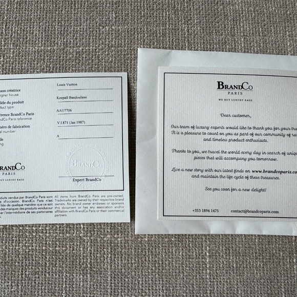 Mint!! Louis Vuitton Keepall Bandouliere 60 mint!! - Picture 13 of 15